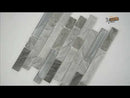 Tarvos Interlocking 11.81" x 11.81" Glass Mesh-Mounted Mosaic Tile Pattern-MSI Collection