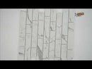Statuario Celano Interlocking 11.81" x 11.81" Glass Mesh-Mounted Mosaic Tile Pattern-MSI Collection