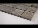 Veneto Noce 12"x12" Porcelain Mesh-Mounted Mosaic Tile 2"x2"- MSI Collection