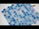 Carribean Reef 11.81"x11.81" Glass Mesh-Mounted Mosaic Tile - MSI Collection