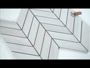 Water Color Bianco 12" x 15" Glazed Porcelain Mesh-Mounted Mosaic Tile Misc - MSI Collection