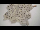 Sliced Pebble Earth 11.81" x 11.81" Tumbled Marble Mesh-Mounted Mosaic Tile Pattern-MSI Collection
