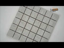 Veneto White 12" x 12" Porcelain Mesh-Mounted Mosaic Tile 2"x2" - MSI Collection