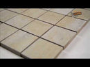 Veneto Sand 12"x12" Porcelain Mesh-Mounted Mosaic Tile 2"x2"- MSI Collection