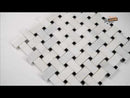 Arabescato Carrara Basket Weave 12" x 12" Honed Marble Mesh-Mounted Mosaic Tile Pattern-MSI Collection