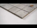 Veneto Gray 12"x12" Porcelain Mesh-Mounted Mosaic Tile 2"x2"- MSI Collection
