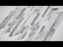 Alaska Gray Split Face 11.81" x 12.4" Marble Mesh-Mounted Mosaic Tile Pattern- MSI Collection