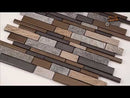 Cobrello Interlocking 12"x12" Porcelain and Stone Mesh-Mounted Mosaic Floor and Wall Tile Pattern- MSI Collection