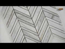 Palisandro Chevron Marble Mesh-Mounted Mosaic Tile 12"x12" Polished - MSI Collection
