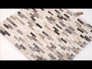 Emperador Blend Split Face 12"x12" Marble Mesh-Mounted Mosaic Wall Tile Pattern - MSI Collection