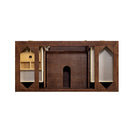 James Martin Amberly 48" Dual Mount Single Bathroom Vanity, Mid-Century Walnut