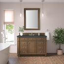 James Martin Bristol 48" Single Bathroom Vanity, Saddle Brown