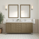James Martin Chicago 72" Double Bathroom Vanity, Walnut Whisper