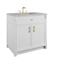 James Martin Bellshire 36" Single Bathroom Vanity, Bright White