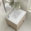 James Martin Breckenridge 30" Single Bathroom Vanity, Whitewashed Oak