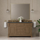 James Martin Brookfield 60" Double Bathroom Vanity, Pecan
