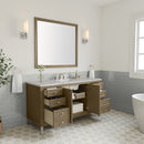 James Martin Chicago 60" Single Bathroom Vanity, Walnut Whisper