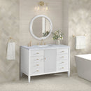 James Martin Myrrin 48" Single Bathroom Vanity, Bright White