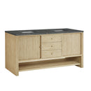 James Martin Marigot 72" Double Bathroom Vanity, Sunwashed Oak