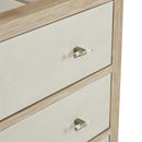 James Martin Celeste 36" Single Bathroom Vanity, Sunwashed Oak with Embossed Shagreen Drawer Fronts