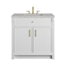 James Martin Bellshire 36" Single Bathroom Vanity, Bright White