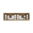 James Martin Allamari 72" Floating Double Bathroom Vanity, Dune Mist