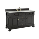 James Martin Brookfield 60" Single Bathroom Vanity, Black Onyx