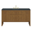 James Martin Hudson 60" Single Bathroom Vanity, Honey Oak