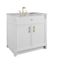 James Martin Bellshire 36" Single Bathroom Vanity, Bright White