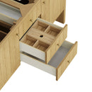 James Martin Hudson 60" Double Bathroom Vanity, Light Natural Oak