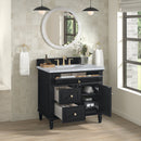 James Martin Lorelai 36" Single Bathroom Vanity, Black Onyx