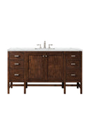 James Martin Addison 60" Single Bathroom Vanity, Mid-Century Acacia