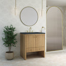 James Martin Hudson 30" Single Bathroom Vanity, Light Natural Oak