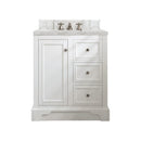 James Martin De Soto 30" Single Bathroom Vanity, Bright White