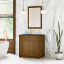 James Martin Bellshire 36" Single Bathroom Vanity, Honey Oak