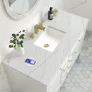 James Martin Chicago 48" Single Bathroom Vanity, Glossy White
