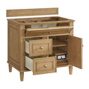 James Martin Lorelai 36" Single Bathroom Vanity, Light Natural Oak