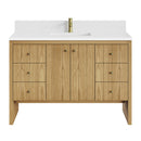 James Martin Hudson 48" Single Bathroom Vanity, Light Natural Oak