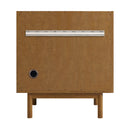 James Martin Laurent 30" Dual Mount Single Bathroom Vanity, Honey Oak