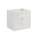 James Martin Chicago 30" Single Bathroom Vanity, Glossy White