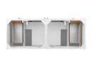 James Martin Chicago 60" Double Vanity Cabinet, Glossy White