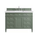 James Martin Brittany 48" Single Bathroom Vanity, Smokey Celadon