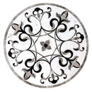 Rafeal Multi Finish Round Marble Medallions 48x48