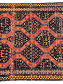 Rare Antique Handmade Caucasian Kazak Rug 4’ x 9’