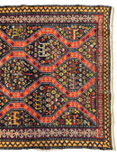 Rare Antique Handmade Caucasian Kazak Rug 4’ x 9’