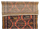 Rare Antique Handmade Caucasian Kazak Rug 4’ x 9’