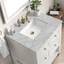 James Martin Breckenridge 30" Single Bathroom Vanity, Bright White