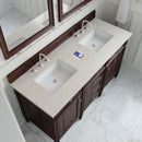 James Martin Brittany 60" Double Bathroom Vanity, Burnished Mahogany