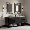 James Martin Lucian 72" Double Bathroom Vanity, Carbon Oak