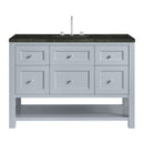 James Martin Breckenridge 48" Single Bathroom Vanity, Serenity Blue